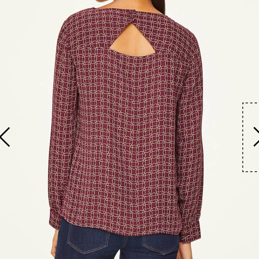 LOFT Geo Keyhole Top - XXSP